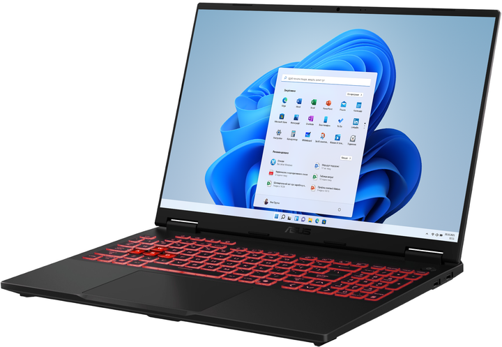 Laptop ASUS TUF Gaming A16 FA608UH (FA608UH-R7165W) Jaeger Gray - obraz 2