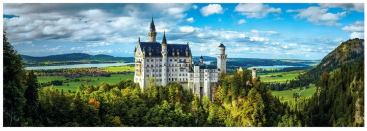 Пазл Clementoni High Quality Panorama The Neuschwanstein Castle 1000 елементів 39940 (8005125399406 / 8005125398836) - зображення 2