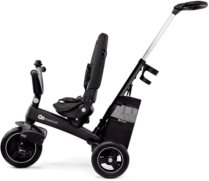 Rowerek trójkołowy Kinderkraft Easytwist Black (KREASY00BLK0000) - obraz 4