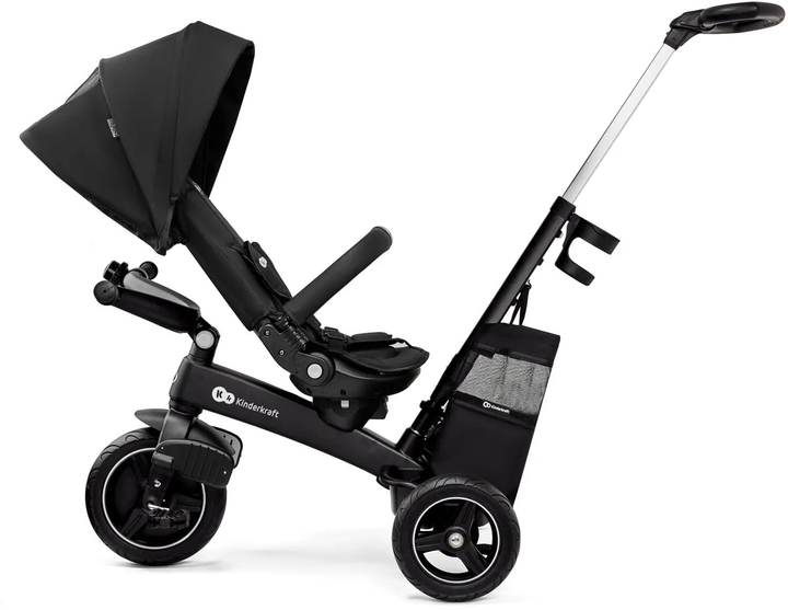 Rowerek trójkołowy Kinderkraft Easytwist Black (KREASY00BLK0000) - obraz 8