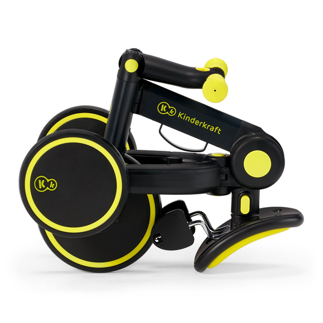Rowerek trójkołowy 3 w 1 Kinderkraft 4TRIKE Black Volt (KR4TRI00BLK0000) - obraz 5