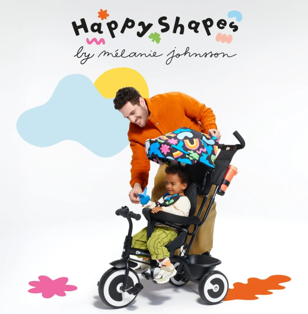 Rowerek trójkołowy Kinderkraft Aston Happy Shapes (KRASTO00HAP0000) - obraz 11