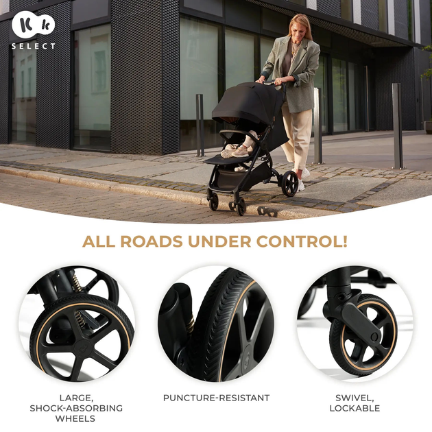 Wózek spacerowy Kinderkraft Mitzy Ink Black (KSMITZ00BLK0000) - obraz 9