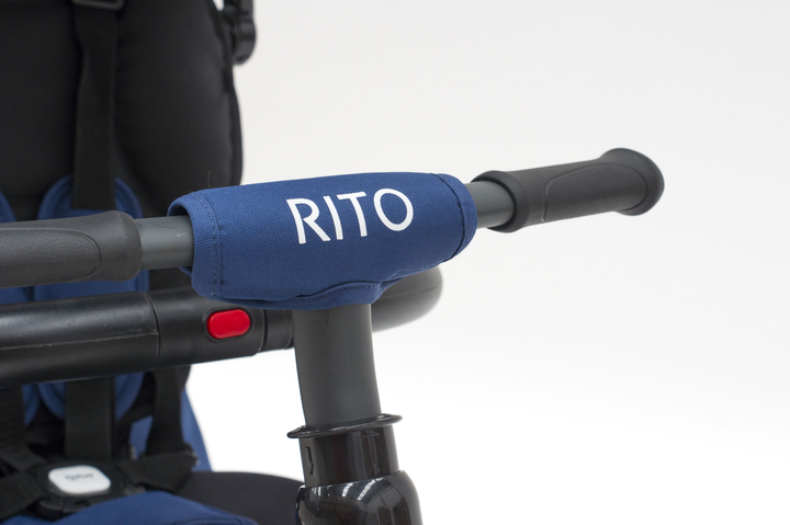 Rower dla dzieci Qplay RITO EVA S380-7Black trójkołowy składany Czarny (686268624464) - obraz 2