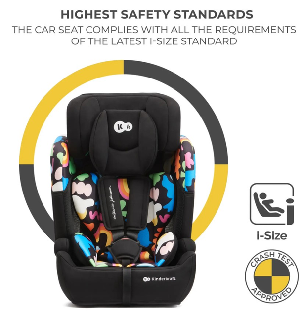 Автокрісло Kinderkraft Comfort Up i-Size Happy Shapes (KCCOUP02HAP0000)(5902533925476) - зображення 6