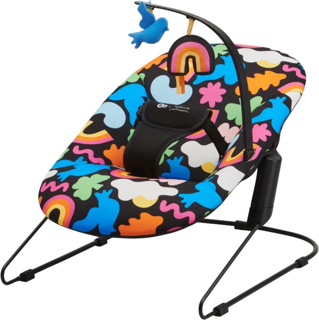 Крісло-гойдалка Kinderkraft Calmee Happy Shapes (KBCALM00HAP0000) (5902533925506) - зображення 1