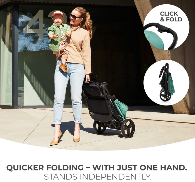 Wózek Kinderkraft Rine Juicy Green (5902533922154) (KSRINE00GRE0000) - obraz 12
