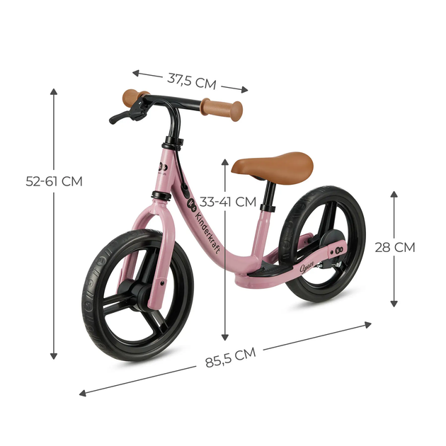 Біговел Kinderkraft Space Dark Pink (KRSPAC23PNK0000) - зображення 8
