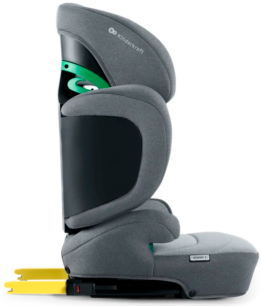 Fotelik samochodowy Kinderkraft Xpand 2 i-Size Rocket Grey (KCXPAN02GRY0000) - obraz 3