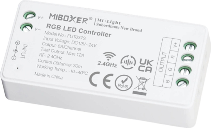 Inteligentny ściemniacz LED RGB Miboxer ML-FUT037S 2.4G/Wi-Fi (6970602181725) - obraz 3