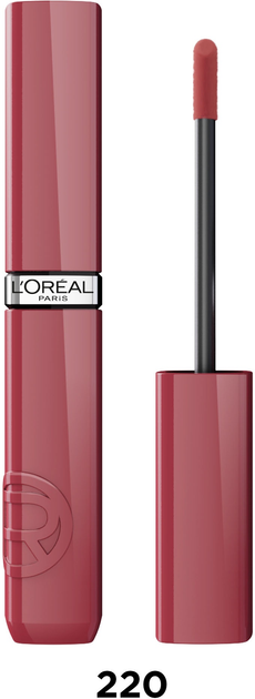 Pomadka do ust L'Oréal Paris Infaillible Laque Resistance 220 Paris Sunset 4.5 ml (3600524196813) - obraz 2