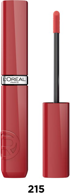 Pomadka do ust L'Oréal Paris Infaillible Laque Resistance 215 Drunk In Rose 4.5 ml (3600524196806) - obraz 2