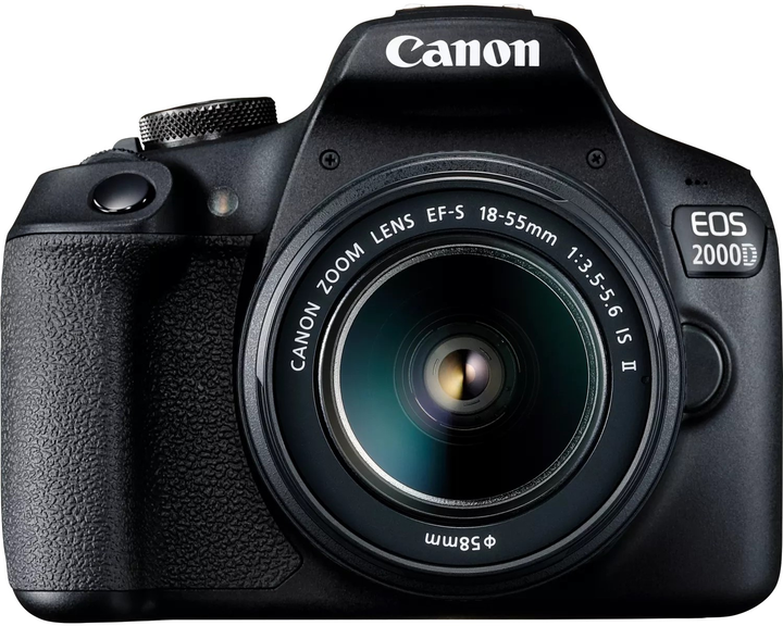 Фотоапарат Canon EOS 2000D + EF-S 18-55 IS II + Сумка SB130 + Карта памʼяті 16 ГБ (2728C013) - зображення 2