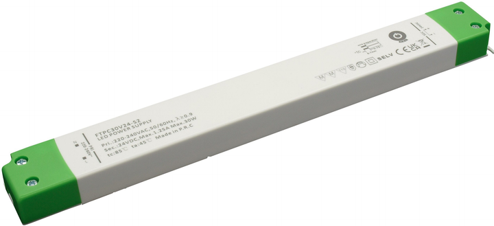Блок живлення POS LED Driver 24 В, 1.25 A, 30 Вт (FTPC30V24-S2) (5902135158081) - зображення 1