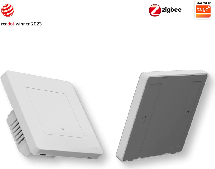 Розумний перемикач Wi-Fi Tuya Zigbee SR-ZT2-W Білий (5902135159446) - зображення 2