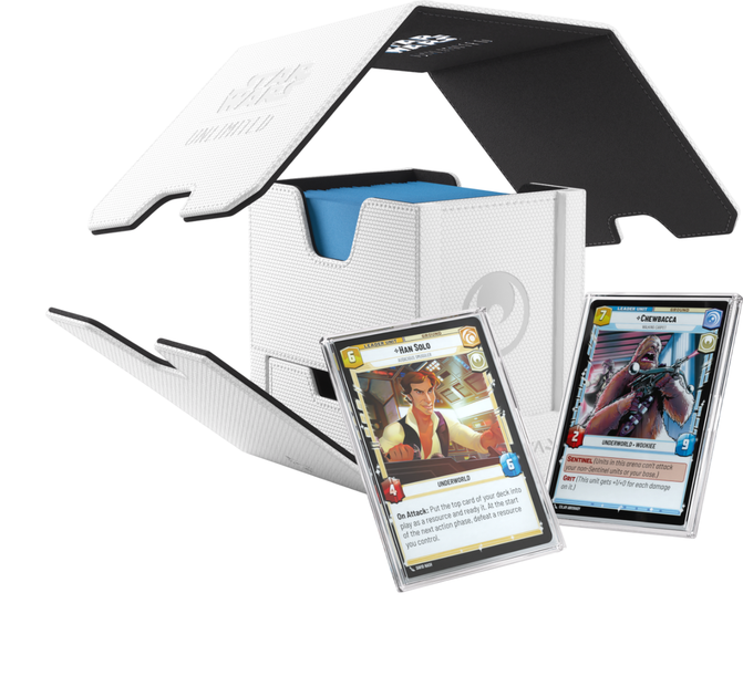 Pudełko na karty Gamegenic: Star Wars Unlimited Card Game - Twin Suns Deck Pod - White / Black GGS20224ML (4251715417577) - obraz 3