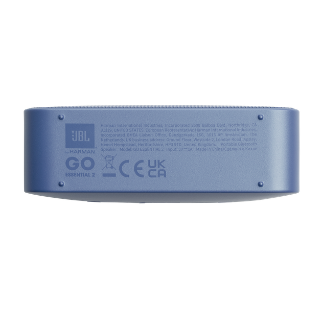Акустическая система портативная JBL серии GO Essential 2 Blue (JBLGOES2BLUEU), 5 Вт, 110 Гц-20 кГц, 5 часов автономн. работы, Bluetooth 5.1, синий - изображение 5