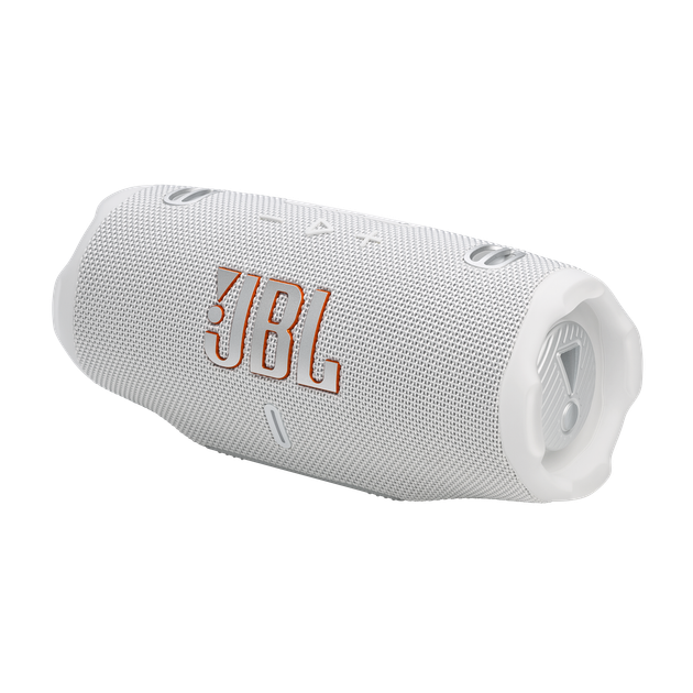 Акустическая система портативная JBL серии Charge 6 White (JBLCHARGE6WHT), двухполосная, 45 Вт, Bluetooth: 5.4, 24 часов автон. работы, 56 Гц - 20 кГц, IP68, белый - Фото 1 Акустическая система портативная JBL серии Charge 6 White (JBLCHARGE6WHT), двухполосная, 45 Вт, Bluetooth: 5.4, 24 часов автон. работы, 56 Гц - 20 кГц, IP68, белый - изображение 1