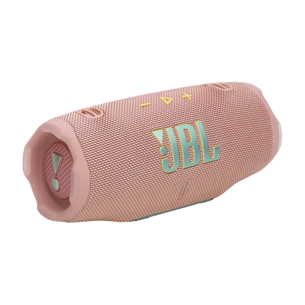 Акустическая система портативная JBL серии Charge 6 Pink (JBLCHARGE6PINK), двухполосная, 45 Вт, Bluetooth: 5.4, 24 часов автон. работы, 56 Гц - 20 кГц, IP68, розовый - изображение 5