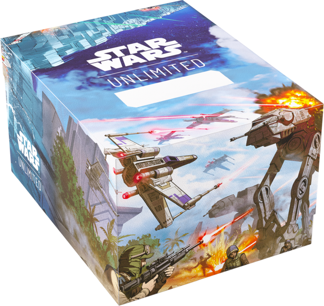 Pudełko na karty Gamegenic: Star Wars Unlimited Card Game - Twin Suns Soft Crate - Battle of Scarif GGS25143ML (4251715417508) - obraz 2
