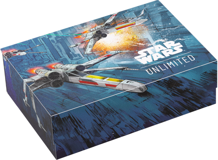 Pudełko na karty Gamegenic: Star Wars Unlimited Card Game - Twin Suns Soft Crate - Battle of Scarif GGS25143ML (4251715417508) - obraz 9
