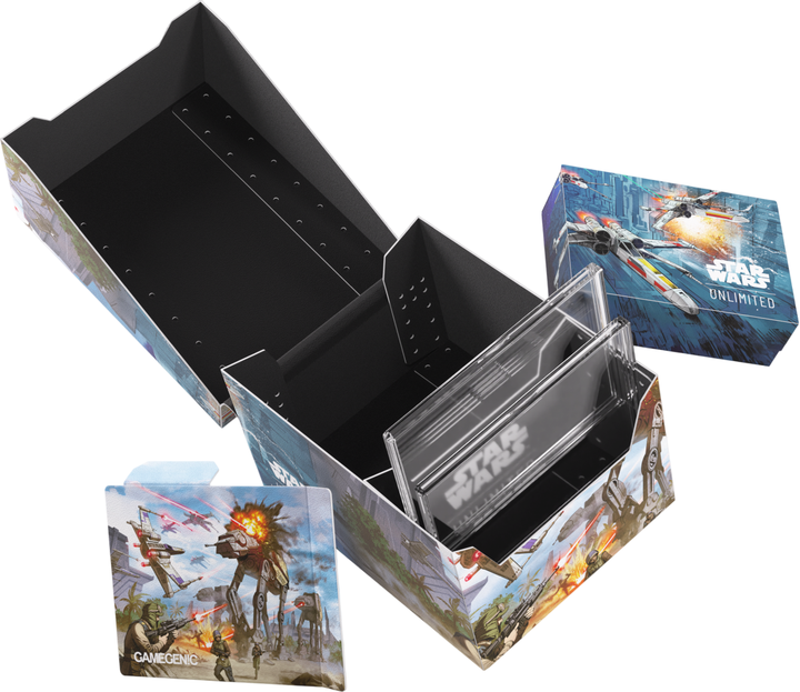 Pudełko na karty Gamegenic: Star Wars Unlimited Card Game - Twin Suns Soft Crate - Battle of Scarif GGS25143ML (4251715417508) - obraz 14