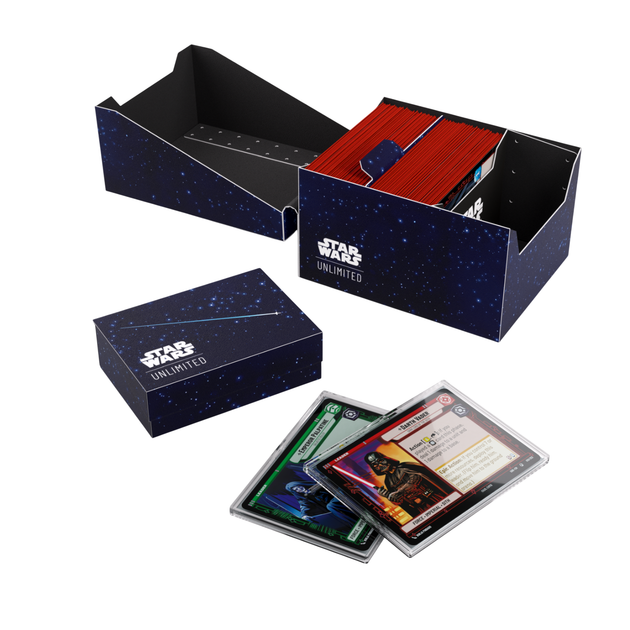 Pudełko na karty Gamegenic: Star Wars Unlimited Card Game - Twin Suns Soft Crate - Card Back Blue GGS25145ML (4251715417607) - obraz 8