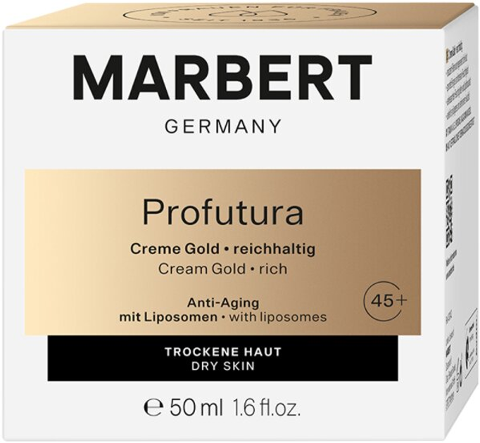 Крем для обличчя Marbert Profutura Gold Rich антивіковий з ліпосомами 50 мл (4050813012925) - зображення 2