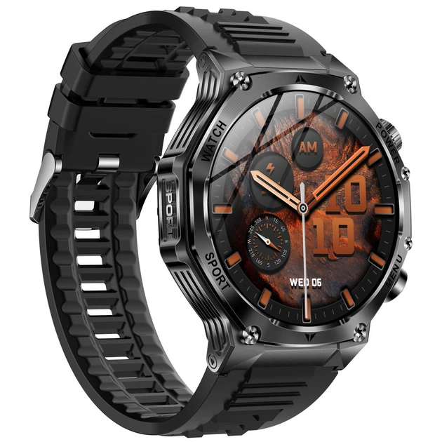 Smart Surf X Pro Black Rubber, 2 ремінці Смарт годинник, розумний годинник ( 19976 ) - изображение 4
