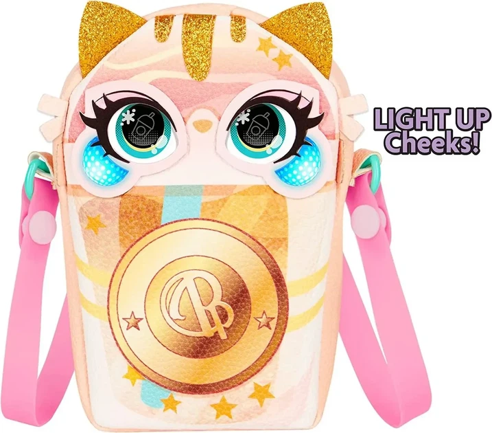 Интерактивная сумочка на пояс со светом Spin Master Purse Pets Кошка Catpuchino (6065785) - Фото 2 Интерактивная сумочка на пояс со светом Spin Master Purse Pets Кошка Catpuchino (6065785) - изображение 2