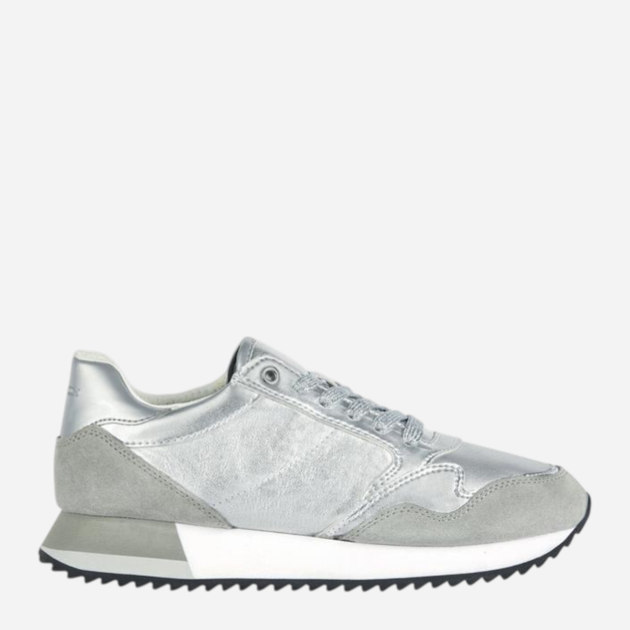 Sneakersy damskie Geox D25RTB0Y222-C0898 37 Srebrne (8056206025363) - obraz 1