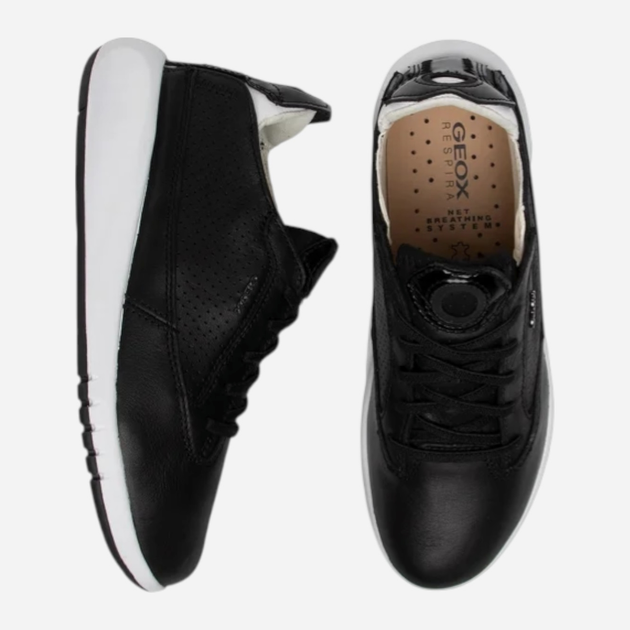 Sneakersy damskie Geox D Aerantis A D02HNA00085-C9999 36 Czarne (8054730432466) - obraz 4