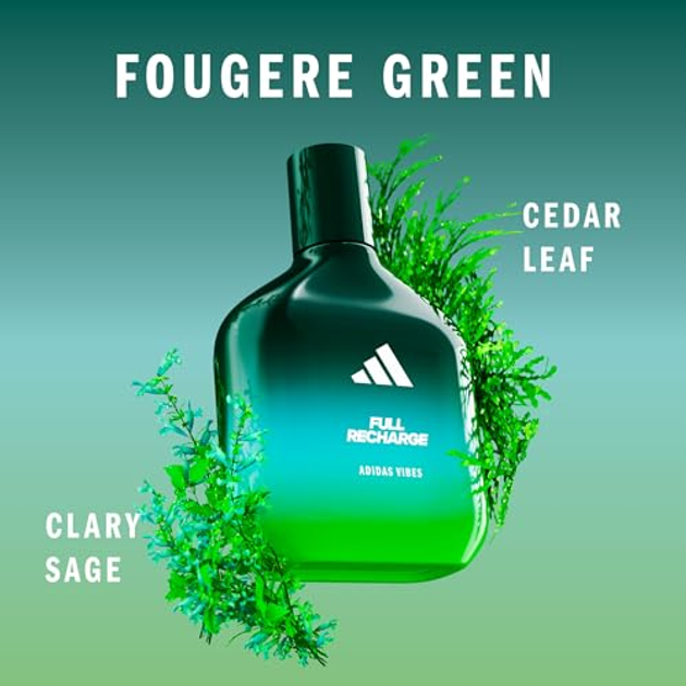 Woda perfumowana unisex Adidas Vibes Full Recharge 50 ml (3616305447098) - obraz 3