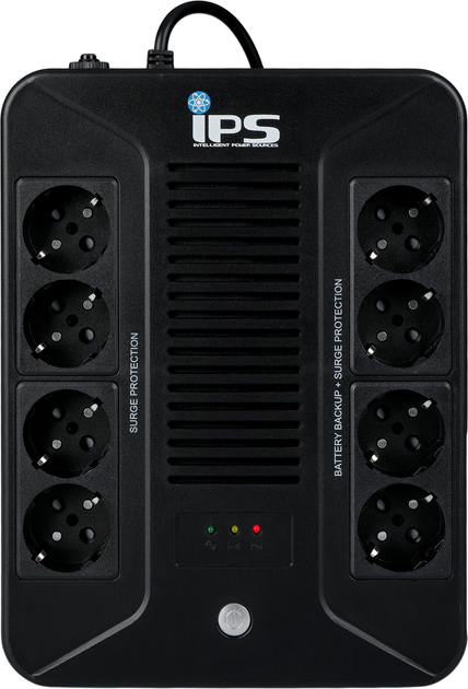 UPS IPS DM1-LI-0k6-PC-1x7 600VA/360W (5902135154854) - obraz 2