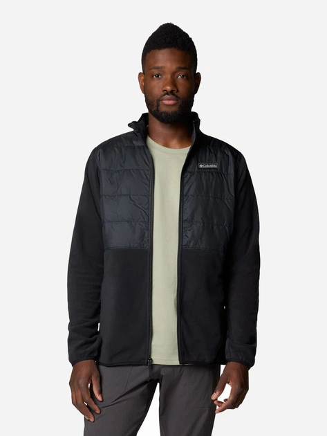 Толстовка на флісі, на блискавці чоловіча Columbia Basin Butte FZ Fleece II 2101761010 XL Чорна (195981338218) - зображення 5
