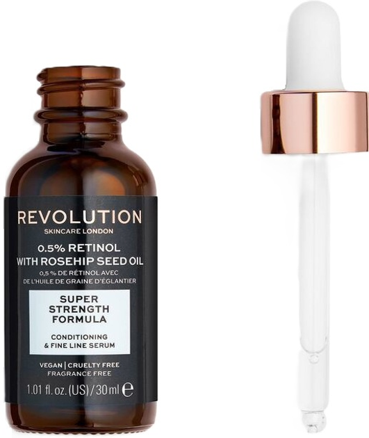 Serum do twarzy Revolution Skincare Supermocny 0,5% retinol z olejem z nasion dzikiej róży 30 ml (5057566155267) - obraz 2