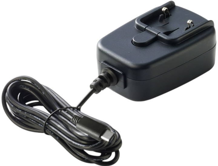 Мережевий зарядний пристрій Sunny 5 В, 2.1 А, 10.5 Вт, USB-C, 1.4 м, без вилок AC Black (8594213820057) - зображення 1