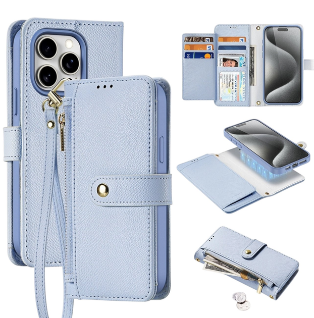 Чохол-книжка DUX Ducis Lawa для Apple iPhone 15 Pro Blue (6971824163179) - зображення 2
