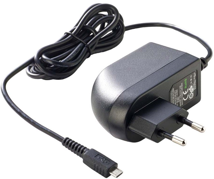 Ładowarka sieciowa Sunny 5V, 3A, 15W, Europe micro-USB, 1.8 m Black (8594213820569) - obraz 1