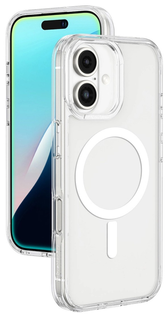 Etui AMAZINGthing Minimal Mag Case z pierścieniem magnetycznym do Apple iPhone 16 Transparent (4896238000181) - obraz 1