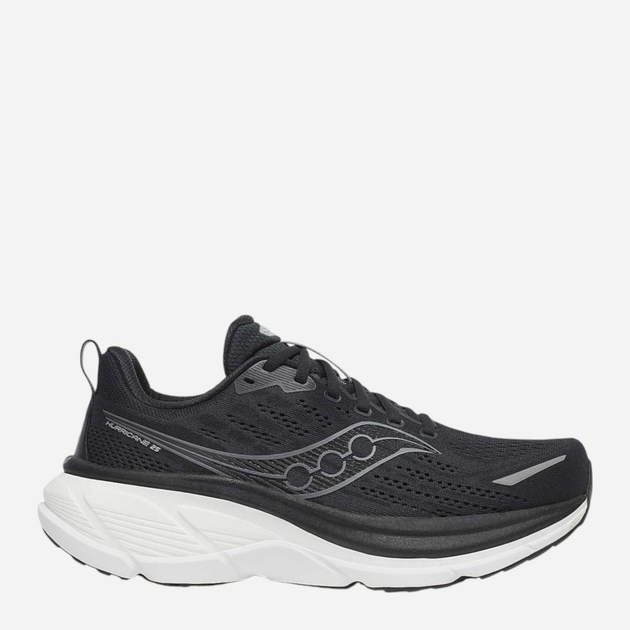 Buty do biegania męskie Saucony Hurricane 25 Wide S21027-200 43 Czarne (195021194354) - obraz 1