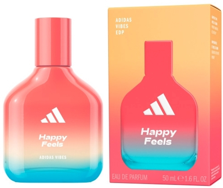 Woda perfumowana unisex Adidas Vibes Happy Feels 50 ml (3616305447326) - obraz 1
