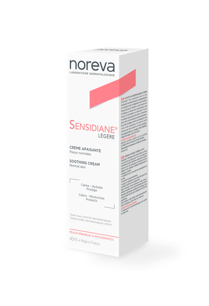 Krem do twarzy Noreva Laboratoires Sensidiane łagodzący lekki 40 ml (3401352000637) - obraz 2