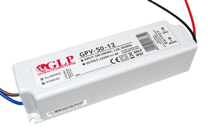 Zasilacz GLP LED 12V/4A CV GPV-50-12 (5902135117859) - obraz 1
