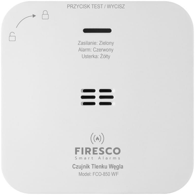 Czujnik czadu Firesco FCO-850 WF (FIR-FCO-850WF) - obraz 2
