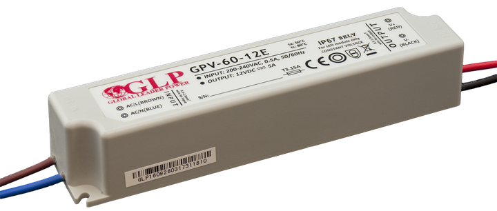 Zasilacz GLP LED 12V/5A CV GPV-60-12E (5902135120620) - obraz 1