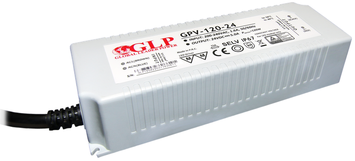 Zasilacz GLP LED 24V/5A CV GPV-120-24 (5902135131497) - obraz 1