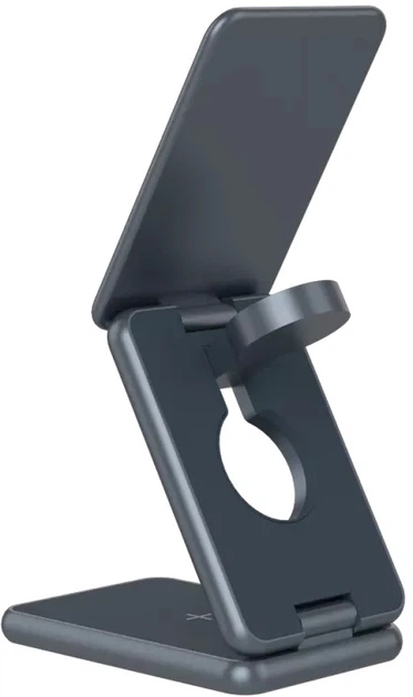Бездротовий зарядний пристрій Canyon OnCharge 309 15 Вт 3-in-1 Metal (CNS-WCS309M) - зображення 9