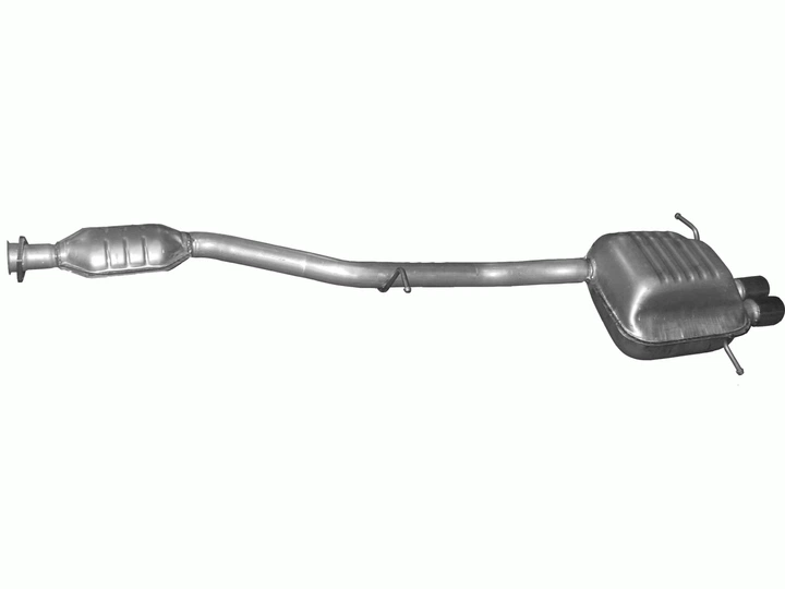 Глушитель Мерседес C180/200/230 - CL203 (Mercedes C180/200/230 - CL203) 1.8/2.0 02-08 (13.85) Polmostrow - изображение 2