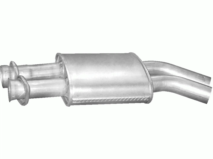 Глушитель Мерседес В126 (Mercedes W126) 4.2/4.9/5.0 85-91 (13.17) Polmostrow - изображение 2
